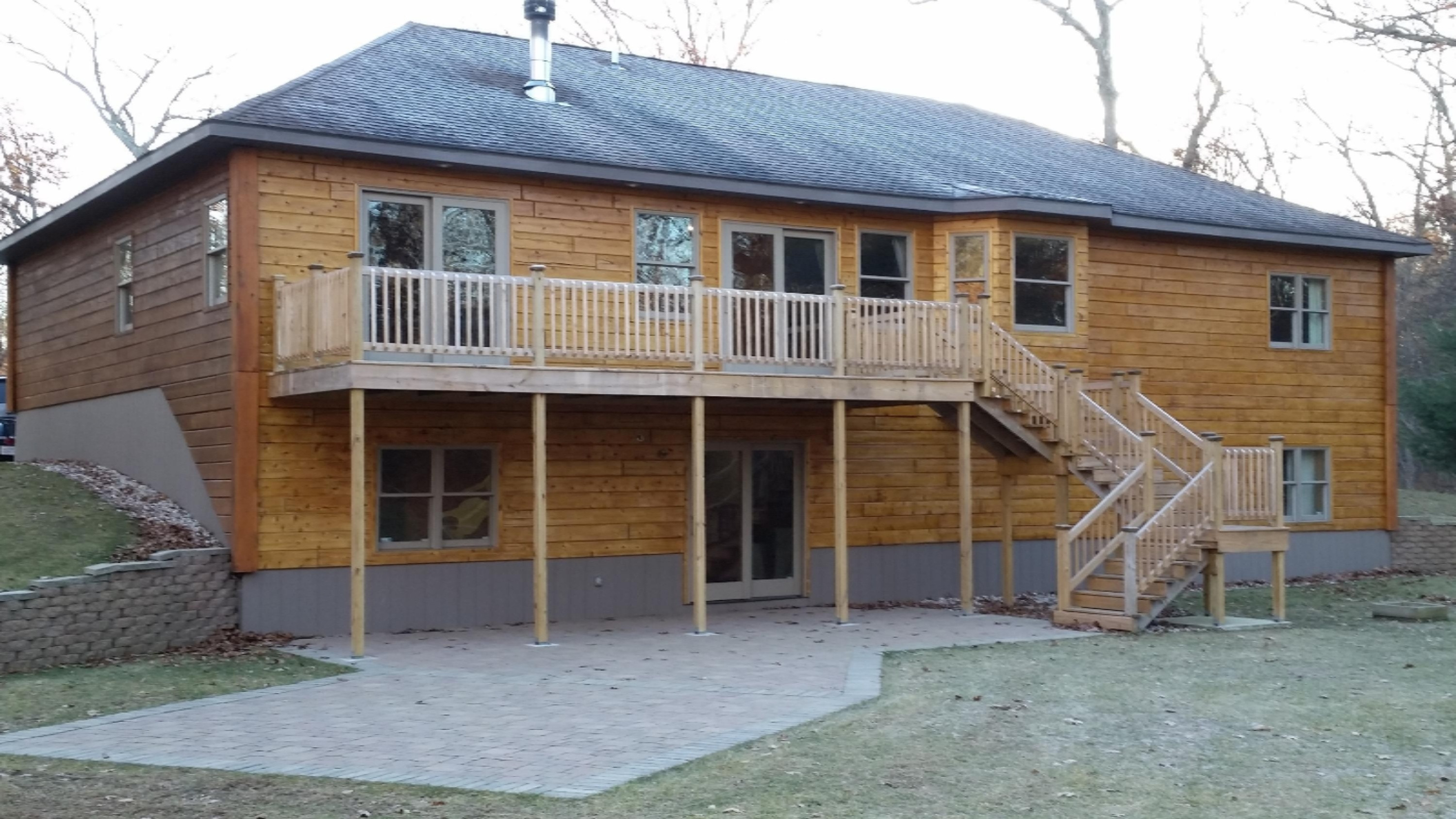 6950 Sweeter Road Twin Lake, MI 49457 - Photo 2 of 28 6950 Sweeter Back View