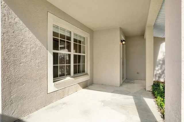 a view of front door