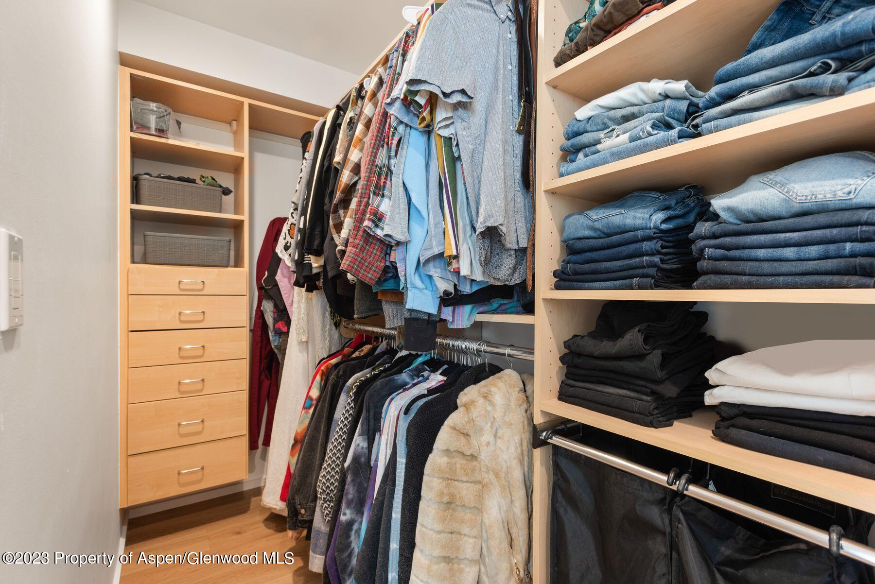 61 Oak Ridge Road Snowmass Village, CO 81615 - Photo 38 of 48 a view of walk in closet with clothes