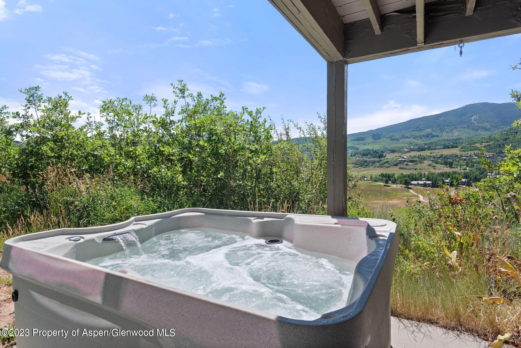 61 Oak Ridge Road Snowmass Village, CO 81615 - Photo 45 of 48 a view of a swimming pool with a yard