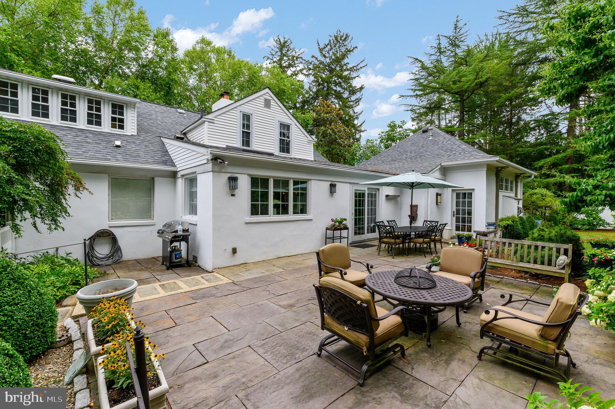 17 Kershaw Road Wallingford, PA 19086 - Photo 36 of 40 Stunning grounds and patio