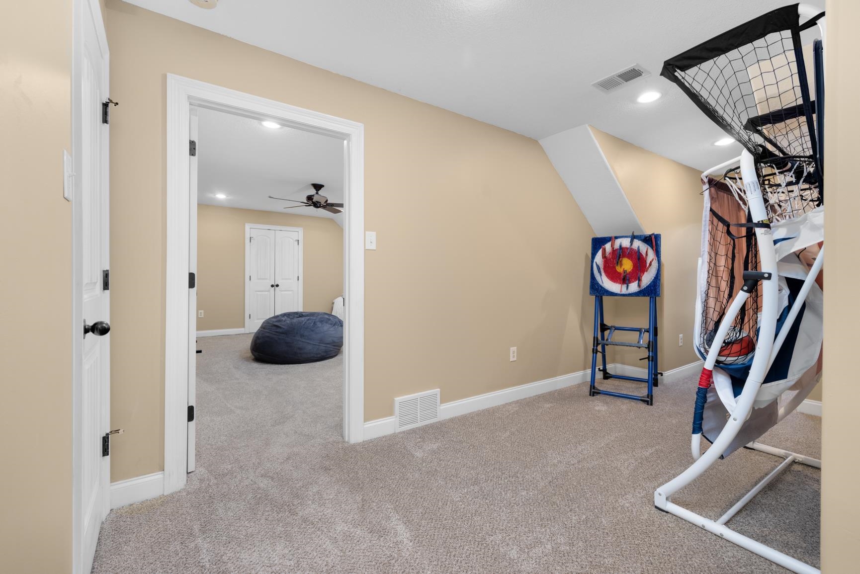 54 Palmer Cove Atoka, TN 38004 - Photo 25 of 40 Exercise room featuring recessed lighting and carpet flooring