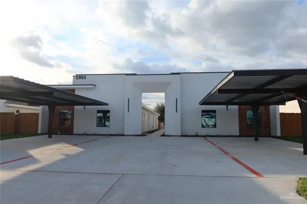 a view of a car garage