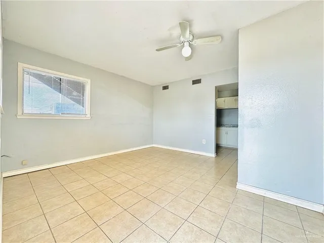 a view of an empty room