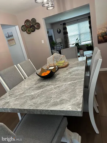 a room with table and chair