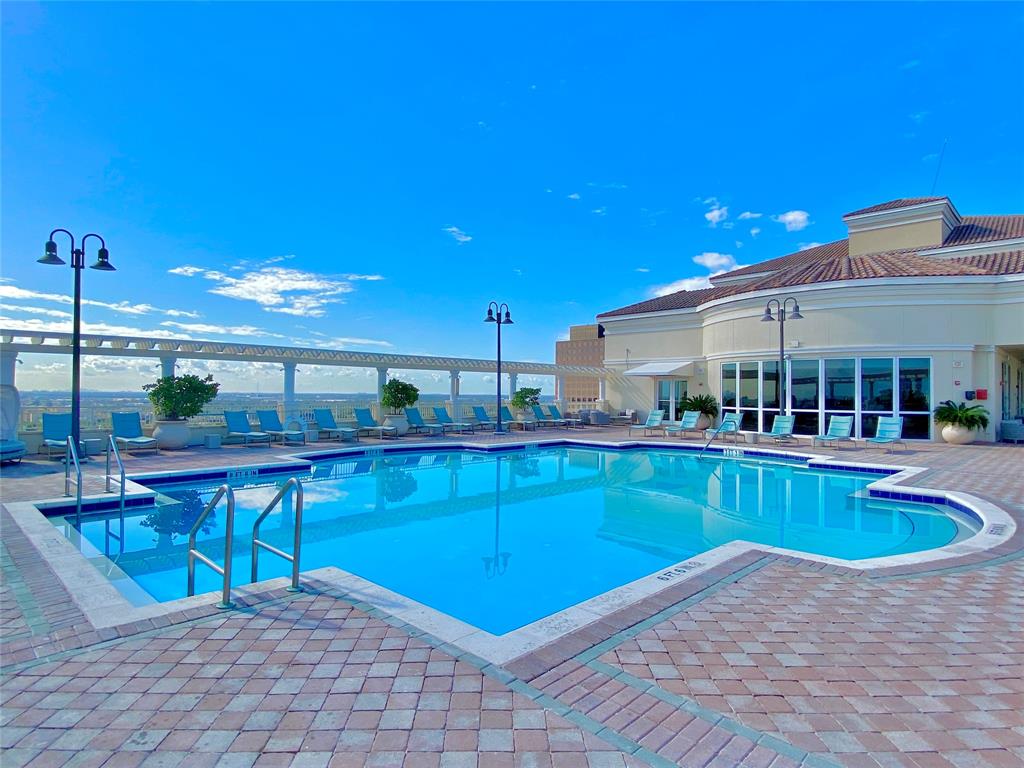 511 Southeast 5th Avenue, Unit 1602 Fort Lauderdale, FL 33301 - Photo 34 of 66 a view of a patio with swimming pool