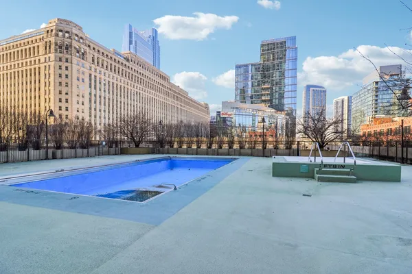 a view of outdoor space with swimming pool