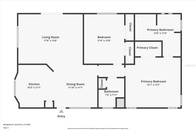 $99,500 | 605 Iglesia Drive, North Port, FL 34287
