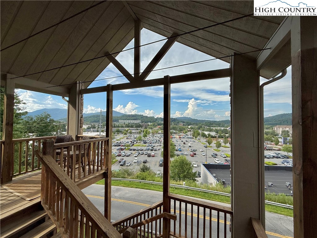 800 Meadowview Drive, Unit 17 Boone, NC 28607 - Photo 3 of 26 a view of a city from a balcony