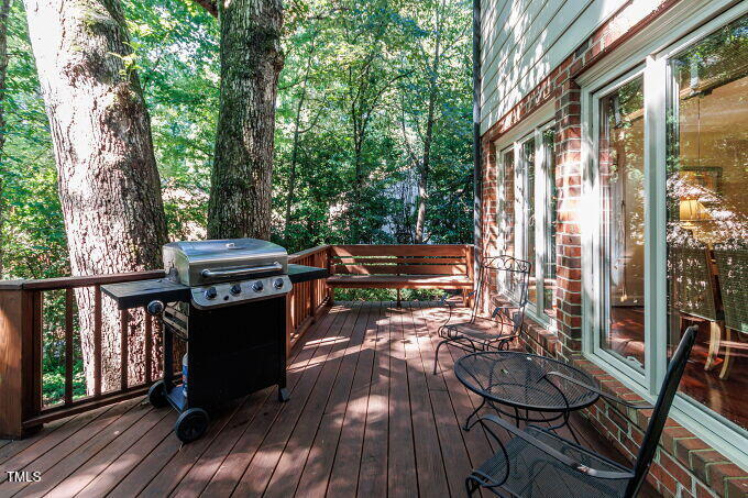 3005 Woodgreen Drive Raleigh, NC 27607 - Photo 7 of 13 Back Deck