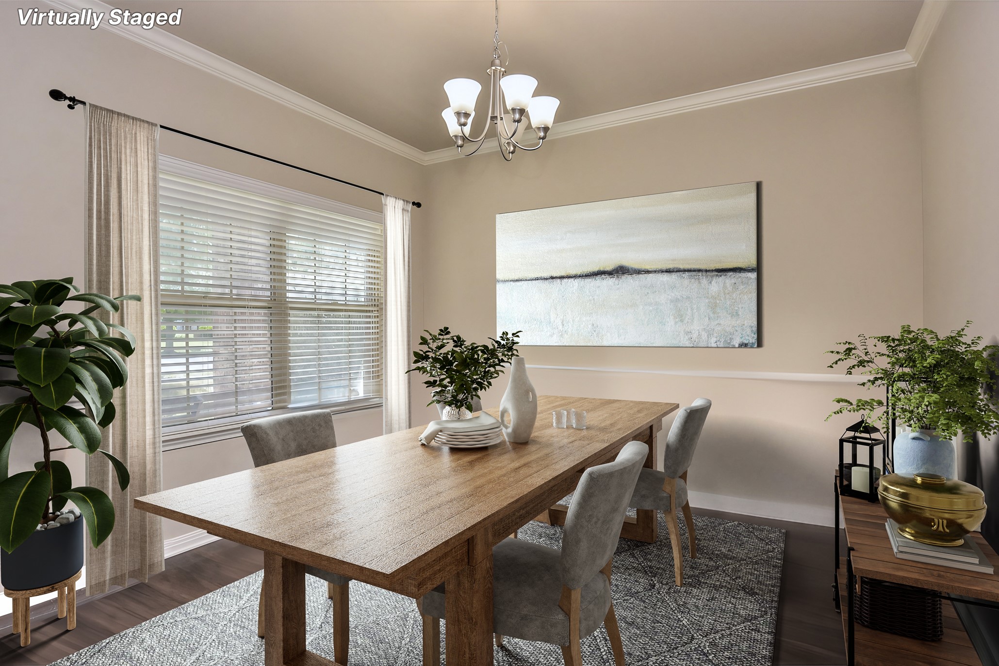 322 Sycamore Street Georgetown, TX 78633 - Photo 1 of 1 Virtual Staged Formal Dining Room