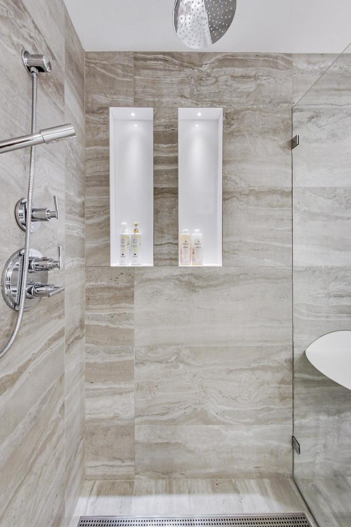 357 West Superior Street, Unit AB Chicago, IL 60654 - Photo 22 of 50 a bathroom with a shower