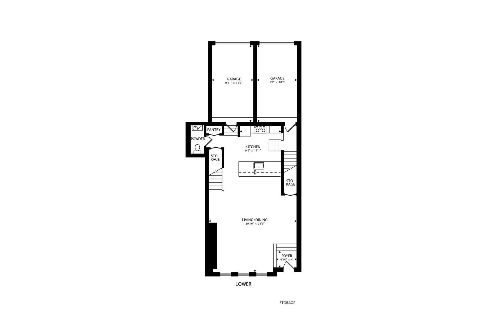 357 West Superior Street, Unit AB Chicago, IL 60654 - Photo 47 of 50 a picture of floor plan