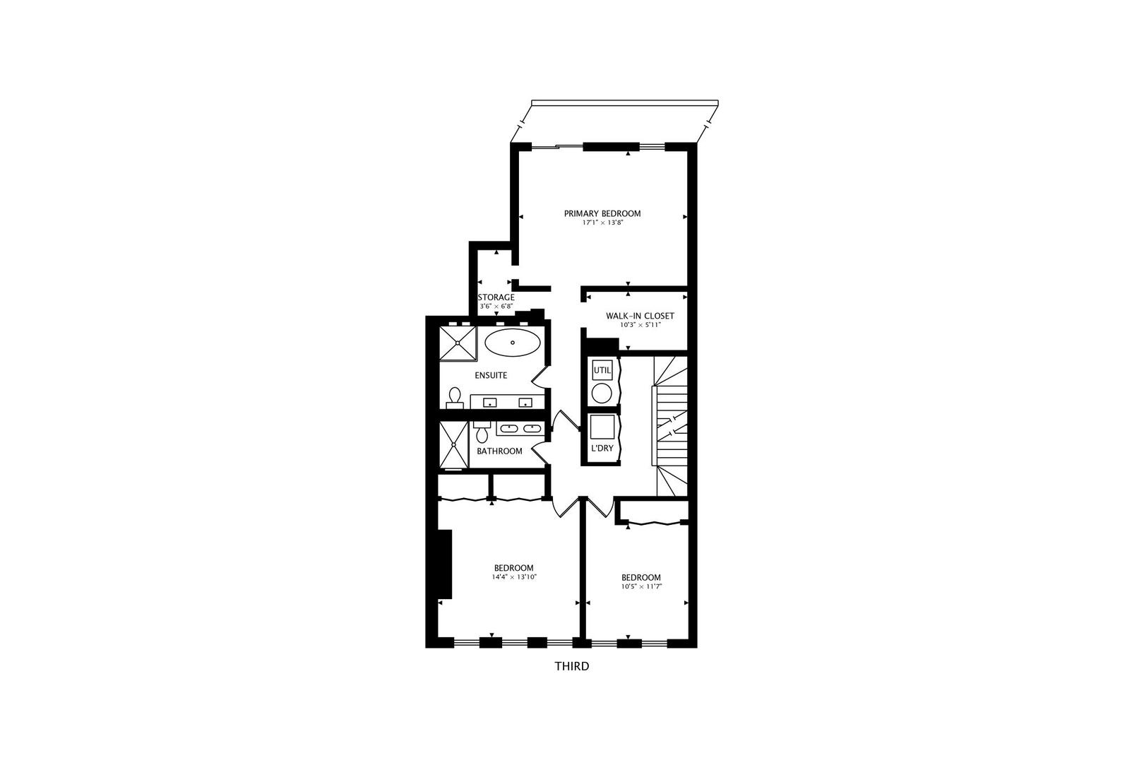 357 West Superior Street, Unit AB Chicago, IL 60654 - Photo 50 of 50 a picture of a bench in front of door