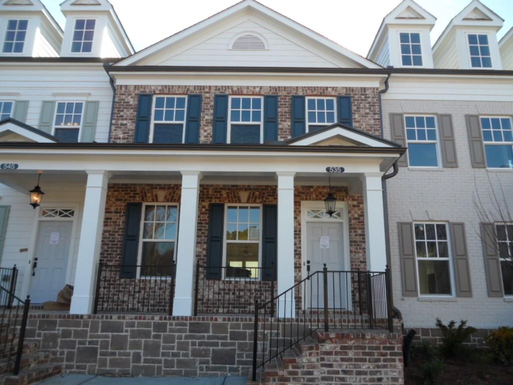 535 Letchas Lane Alpharetta, GA 30009 - Photo 1 of 1 Elegant brick and stone exterior on this beautiful townhome.