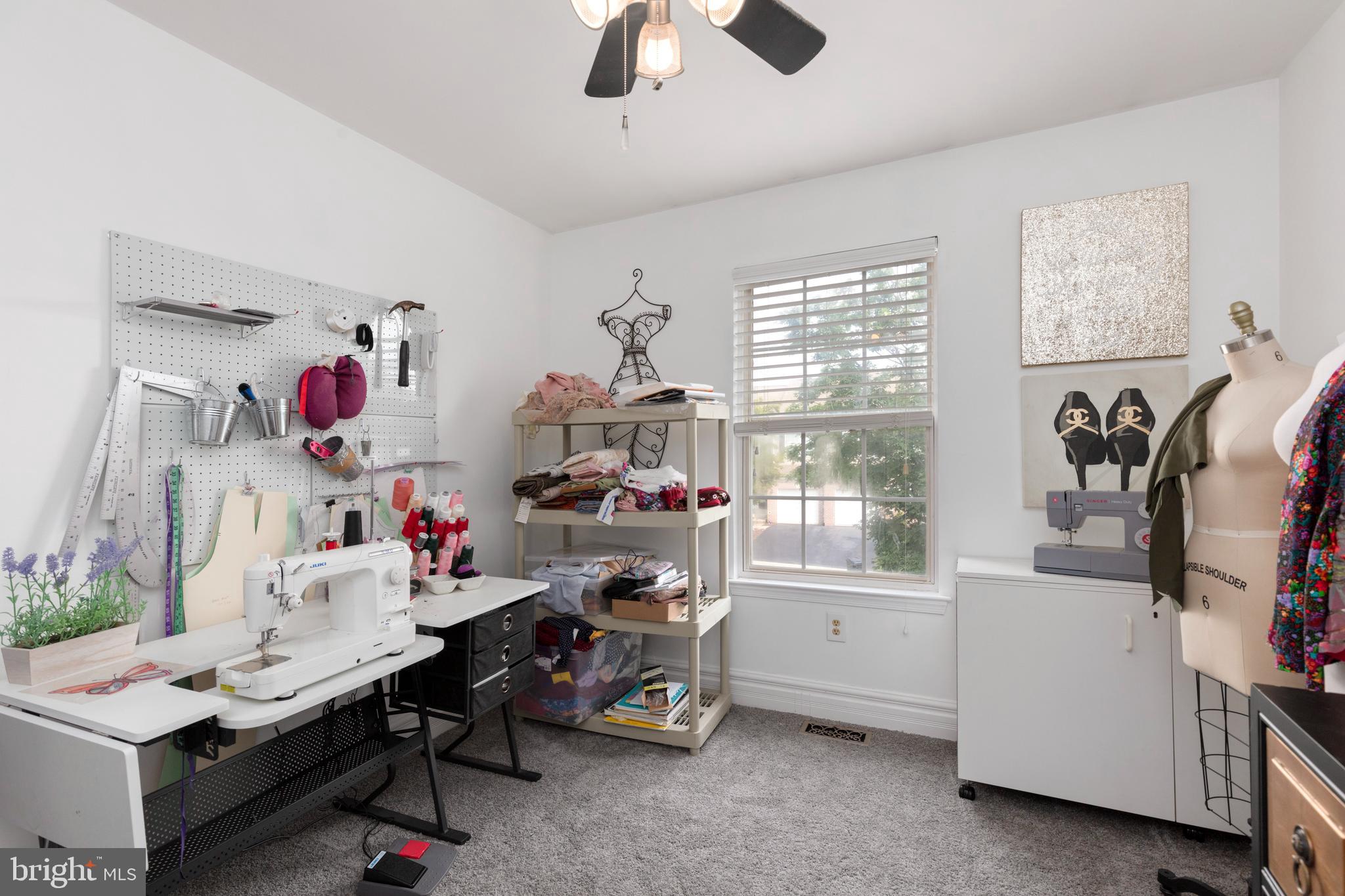 88 Walker Road Royersford, PA 19468 - Photo 27 of 39 Bedroom #3 currently used as a sewing room.