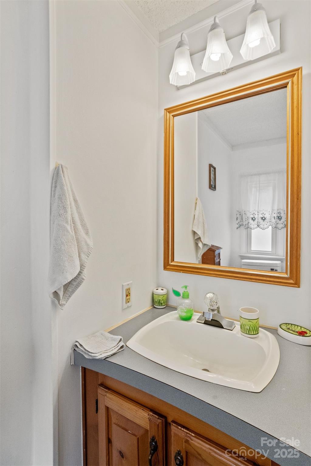 5909 Lake Valley Road Clover, SC 29710 - Photo 21 of 44 a bathroom with a granite countertop sink and a mirror