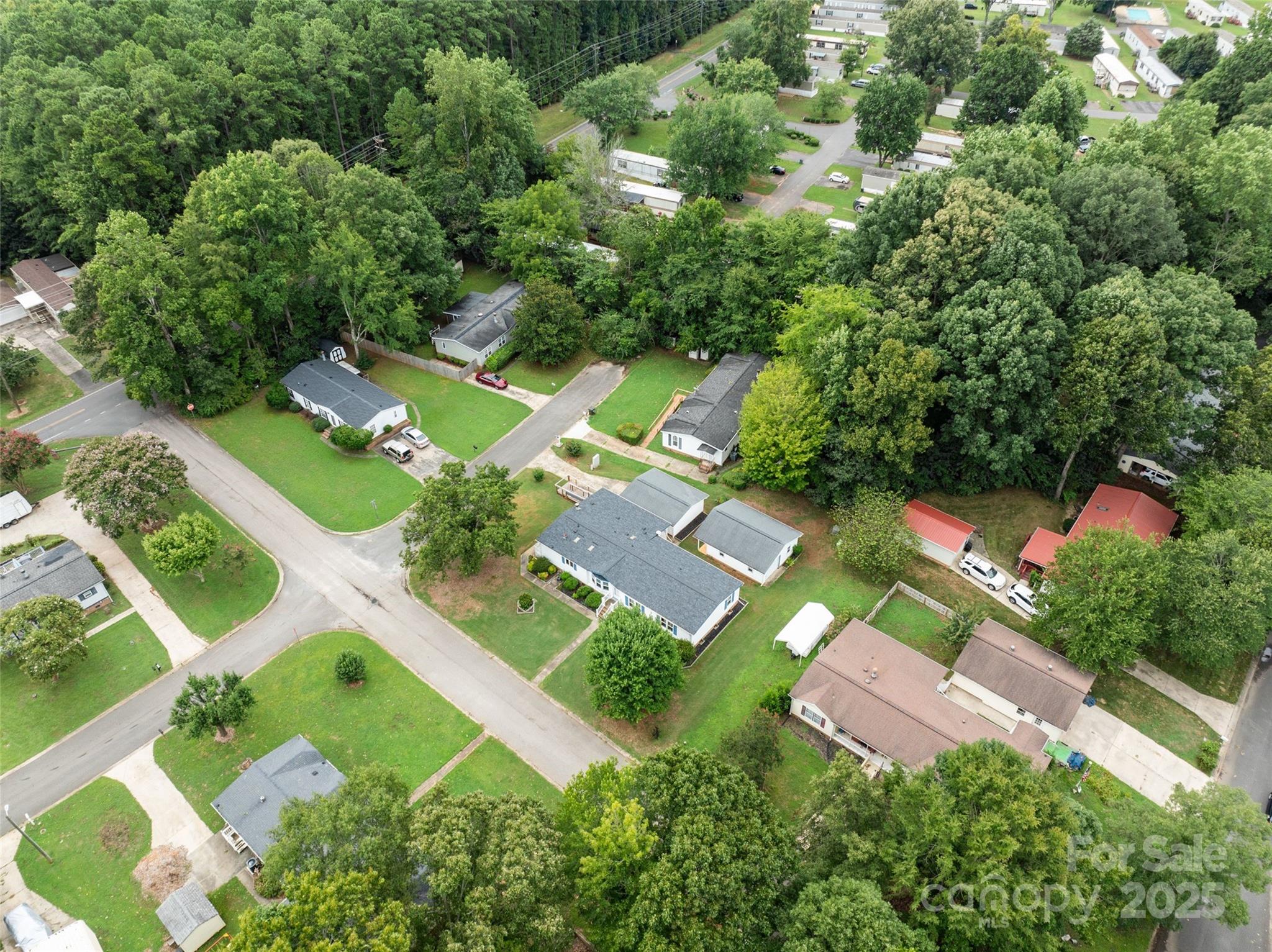 5909 Lake Valley Road Clover, SC 29710 - Photo 44 of 44 an aerial view of residential houses with outdoor space and street view