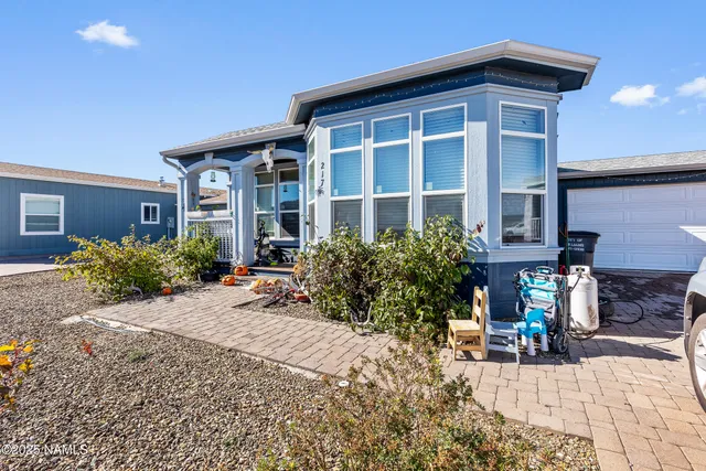 a view of a house with a patio