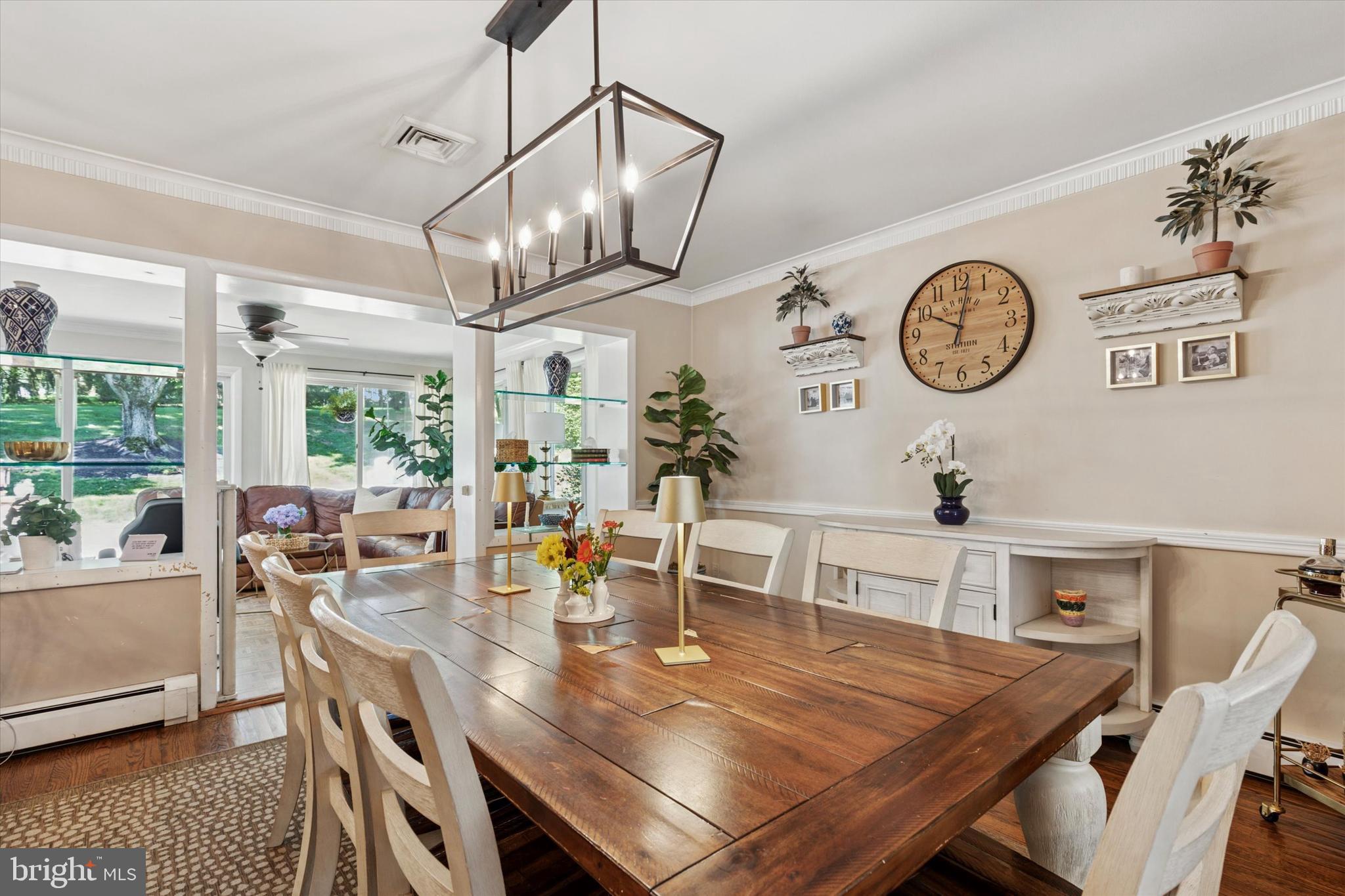 770 Robinhood Road Bryn Mawr, PA 19010 - Photo 9 of 39 Dining Room open to Kitchen and Family Room