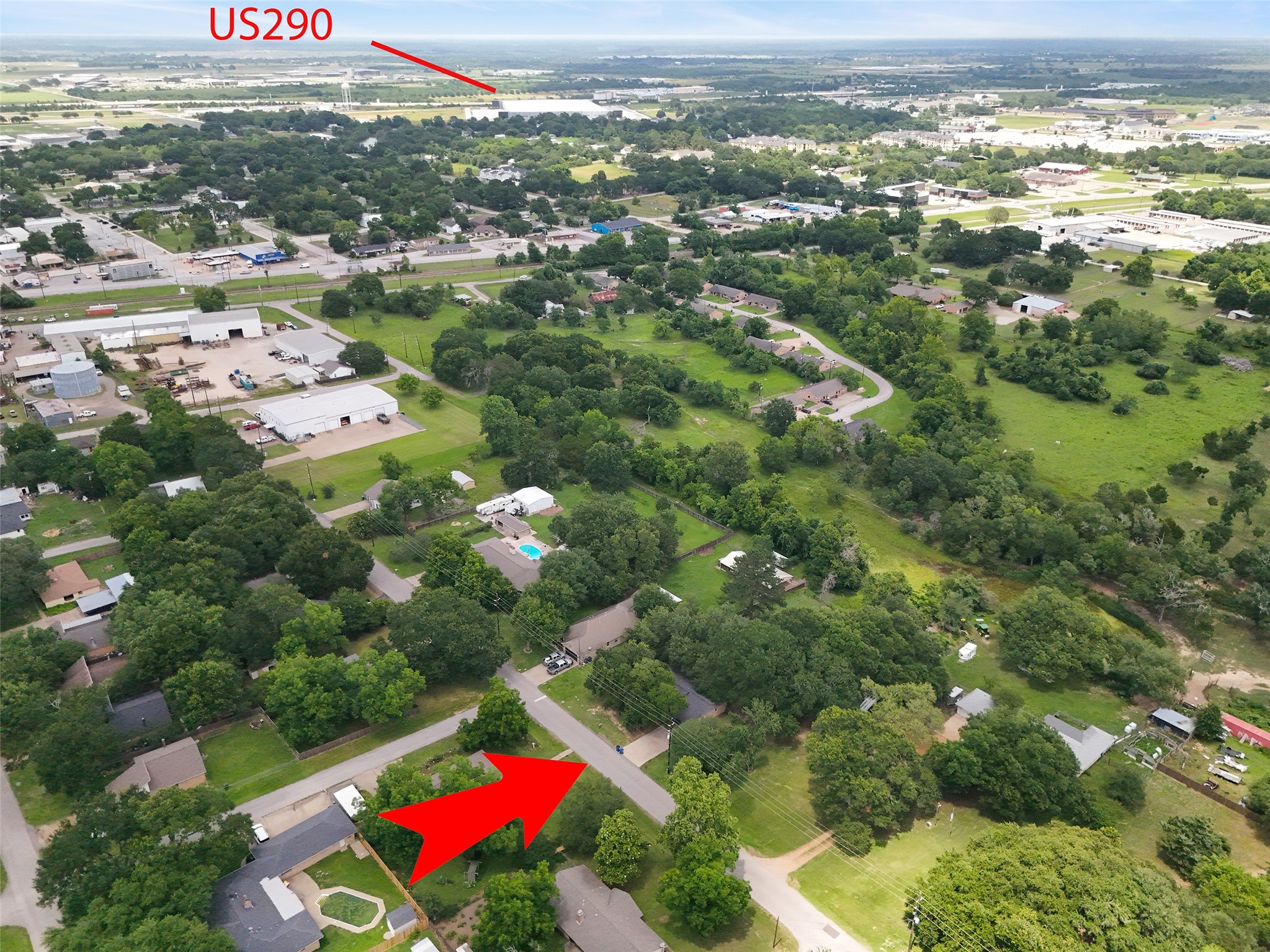 504 Walnut Street Waller, TX 77484 - Photo 27 of 35 Aerial View