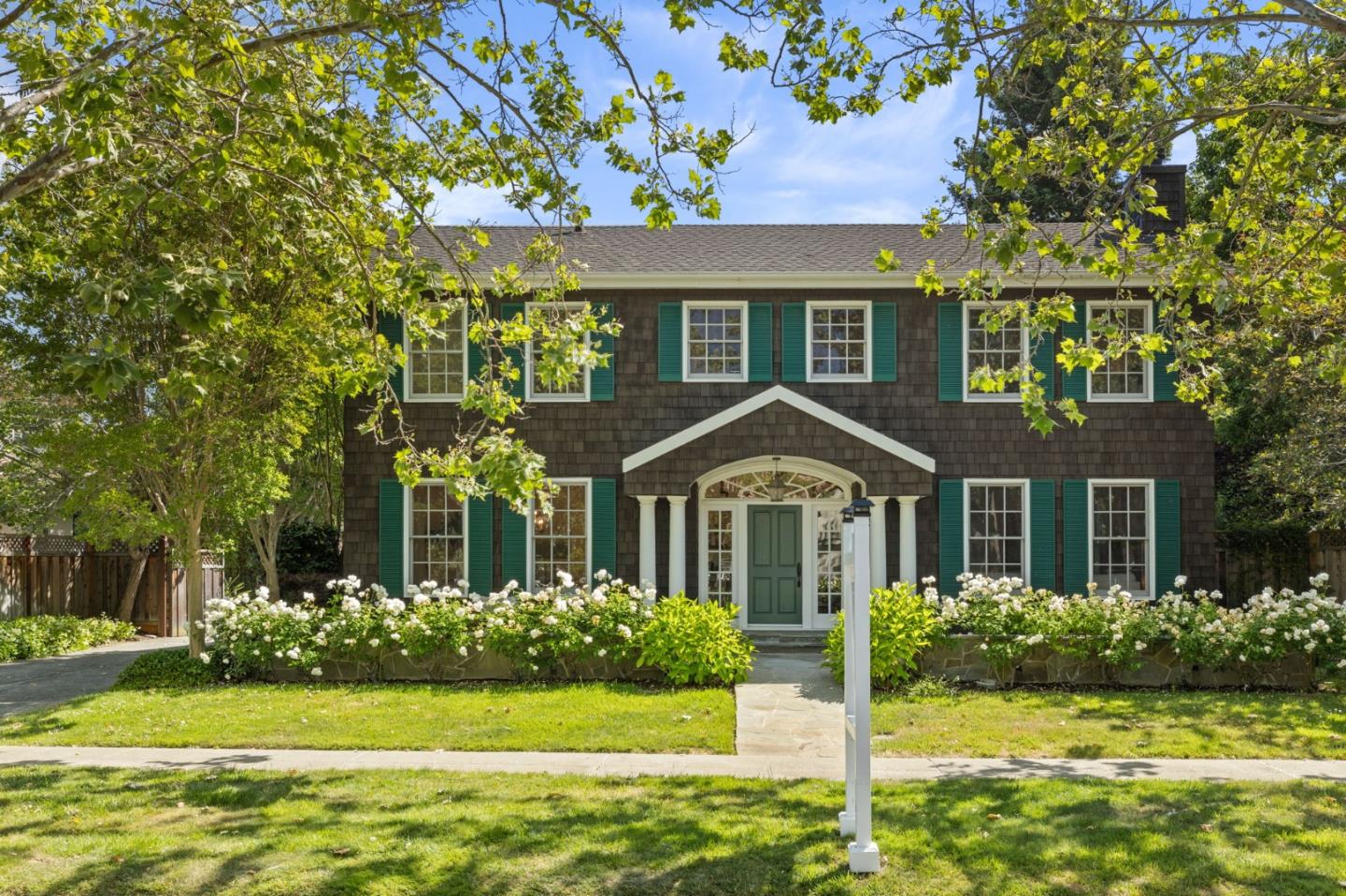 120 Gloria Circle Menlo Park, CA 94025 - Photo 1 of 83 a front view of a house with a yard