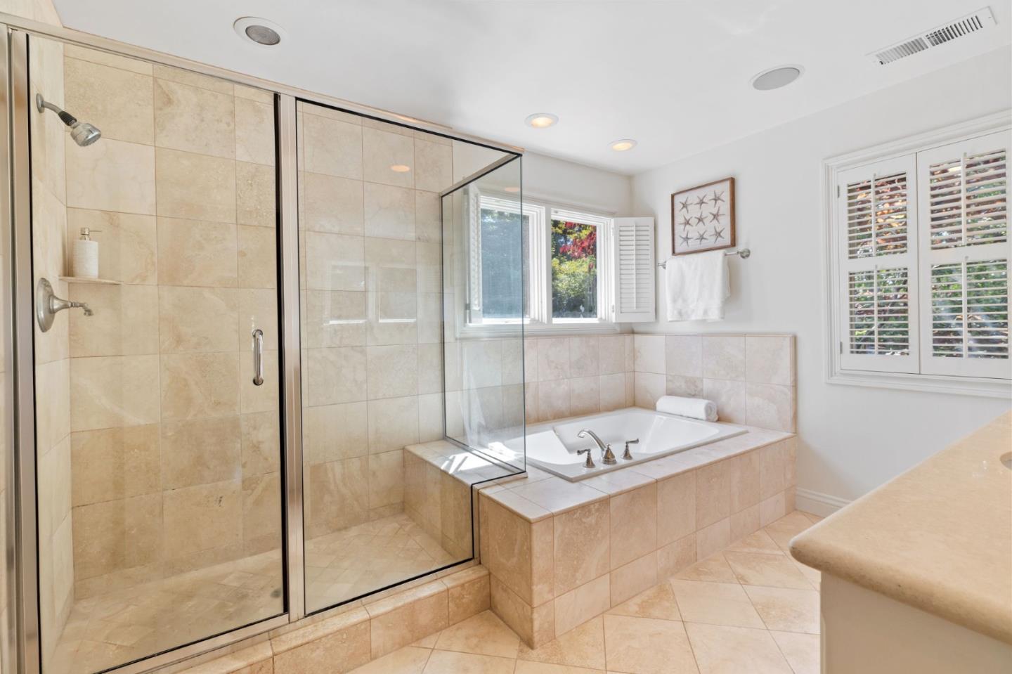 120 Gloria Circle Menlo Park, CA 94025 - Photo 37 of 83 a bathroom with a sink and a mirror