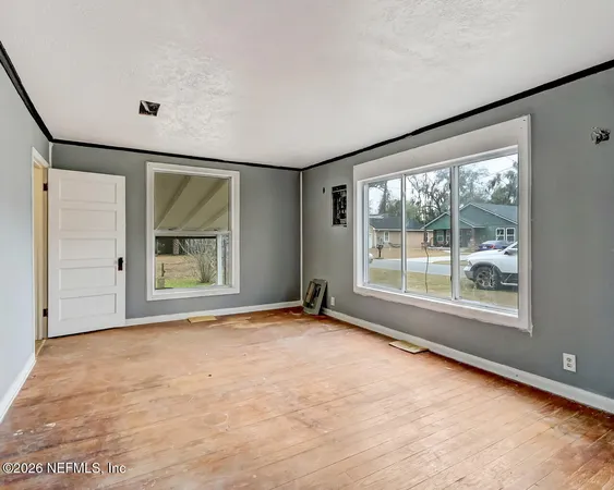 a view of an empty room