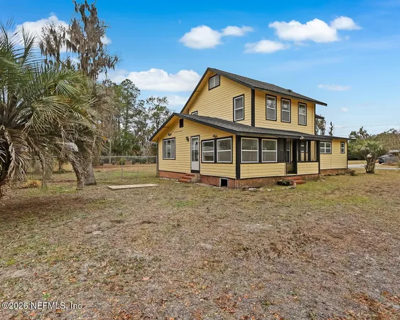 a view of an front door