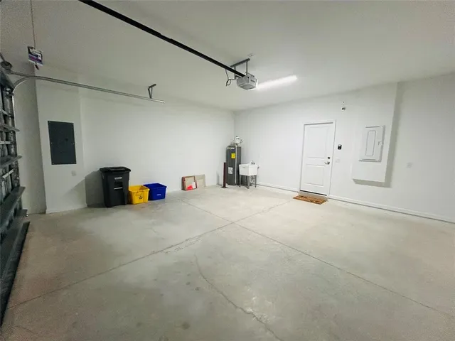 a storage and utility room with a window