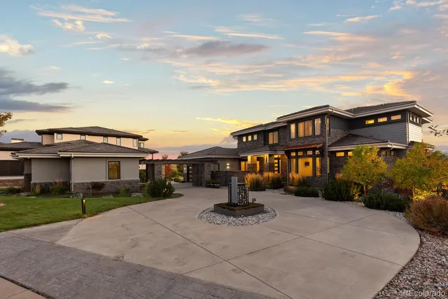 a house view with a garden space