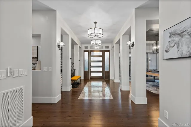 a view of front door