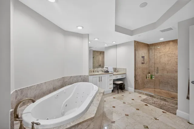 a view of a chairs and table in a patio