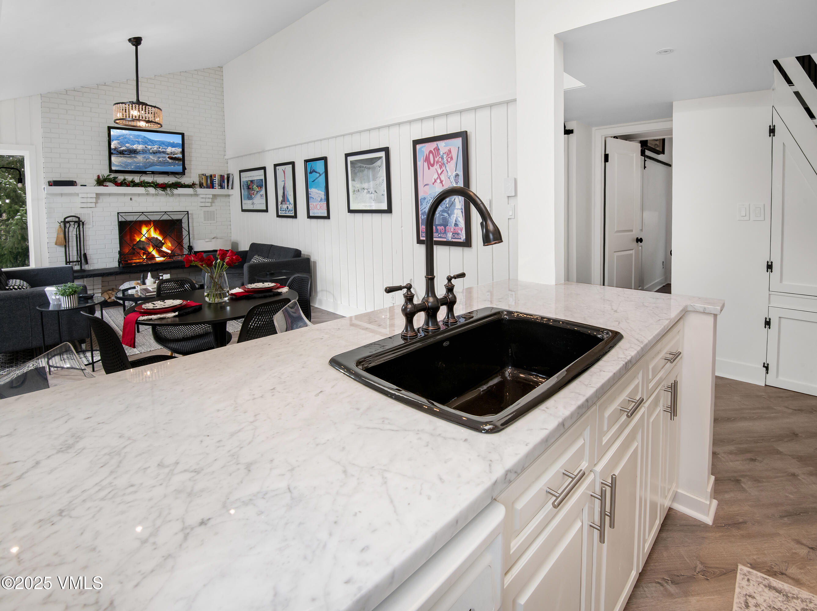 4480 Timber Falls Court, Unit 1507 Vail, CO 81657 - Photo 13 of 29 a kitchen with a stove a sink and a refrigerator