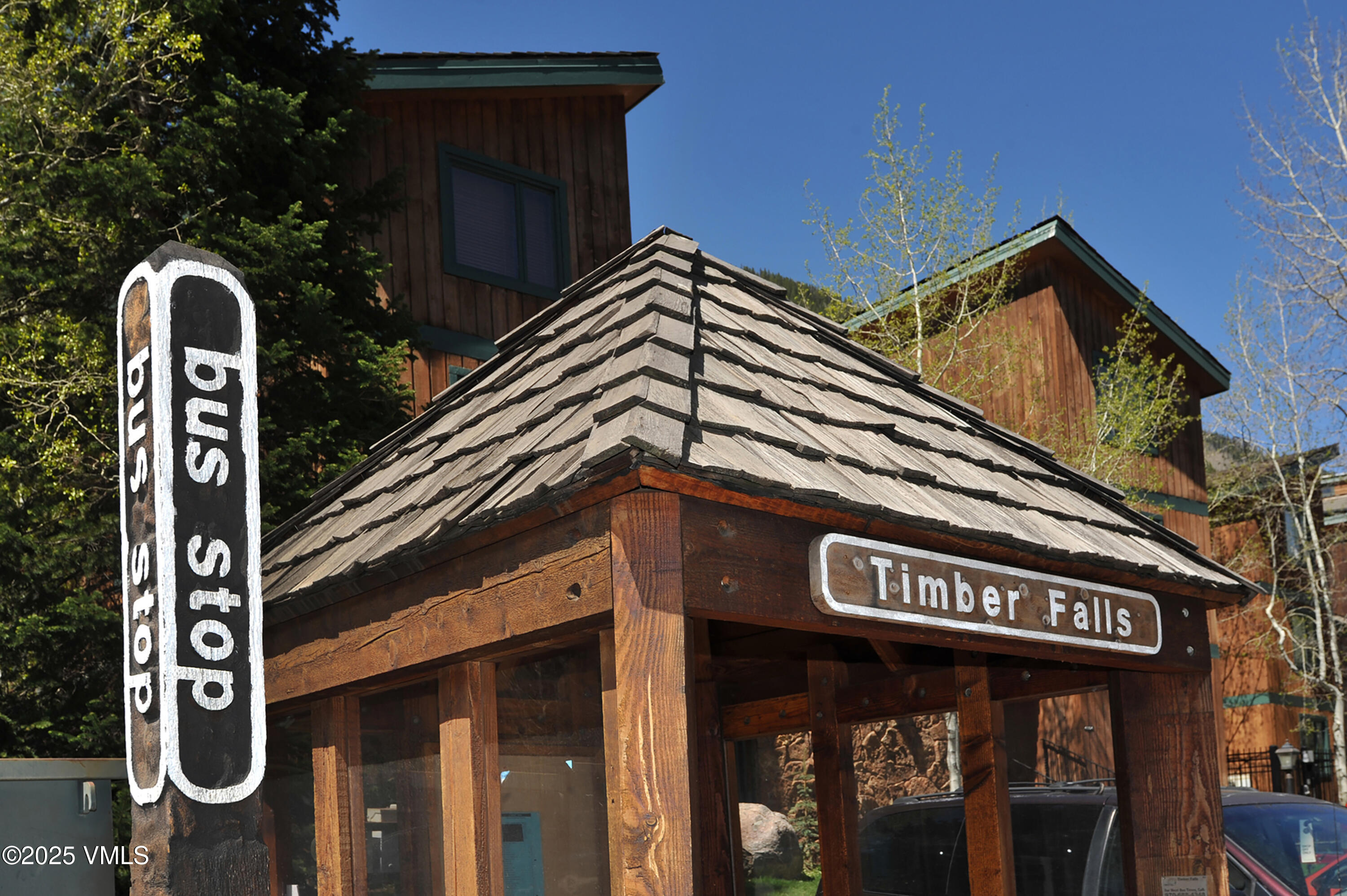 4480 Timber Falls Court, Unit 1507 Vail, CO 81657 - Photo 29 of 29 a front view of a building with parking