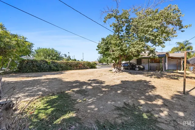 a view of road with large trees