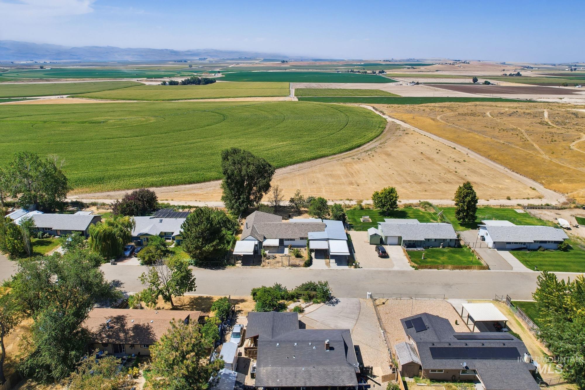 5755 Chuckwagon Road Nampa, ID 83686 - Photo 49 of 50 Expansive rural setting with agricultural fields and distant mountains
