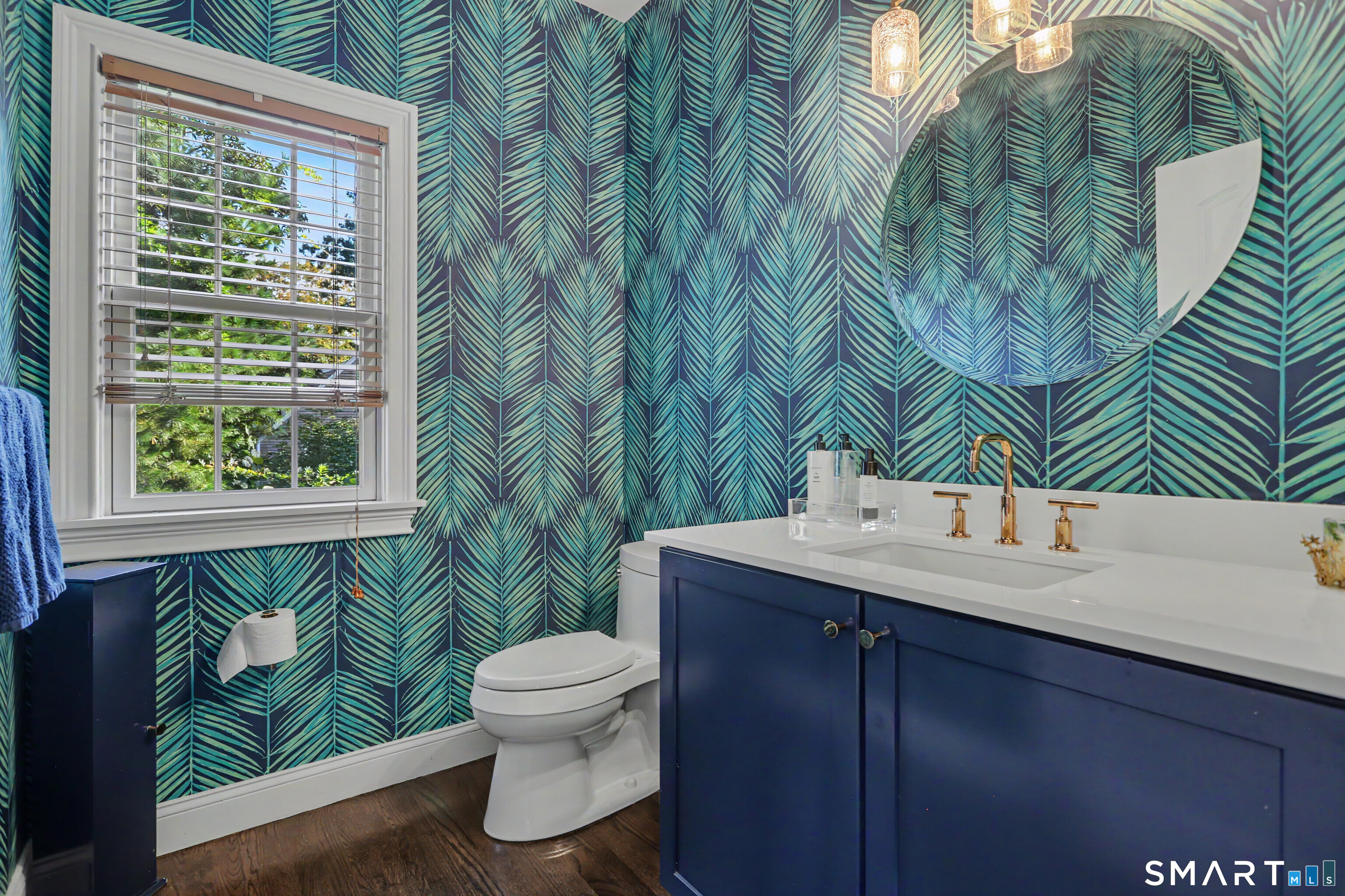 218 Stonehouse Road Trumbull, CT 06611 - Photo 12 of 27 Updated half bathroom on the main floor.