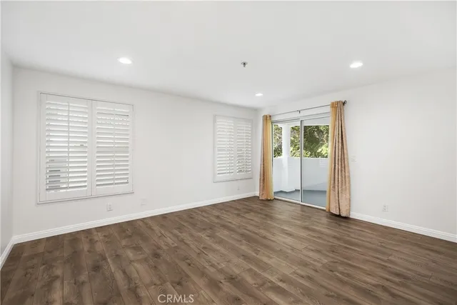 a view of a room with rack on the wall