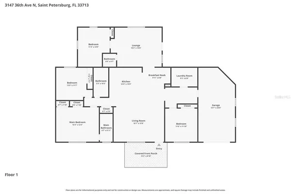 $485,000 | 3147 36th Avenue North, St. Petersburg, FL 33713
