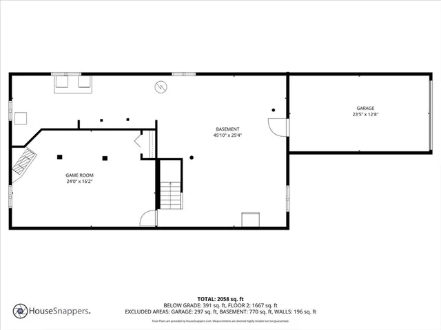 a picture of a room with a floor plan