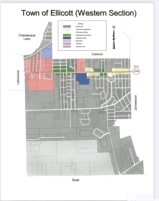 471 Fairmount Avenue Ellicott, NY 14701 - Photo 50 of 50 Ellicott Zoning Map