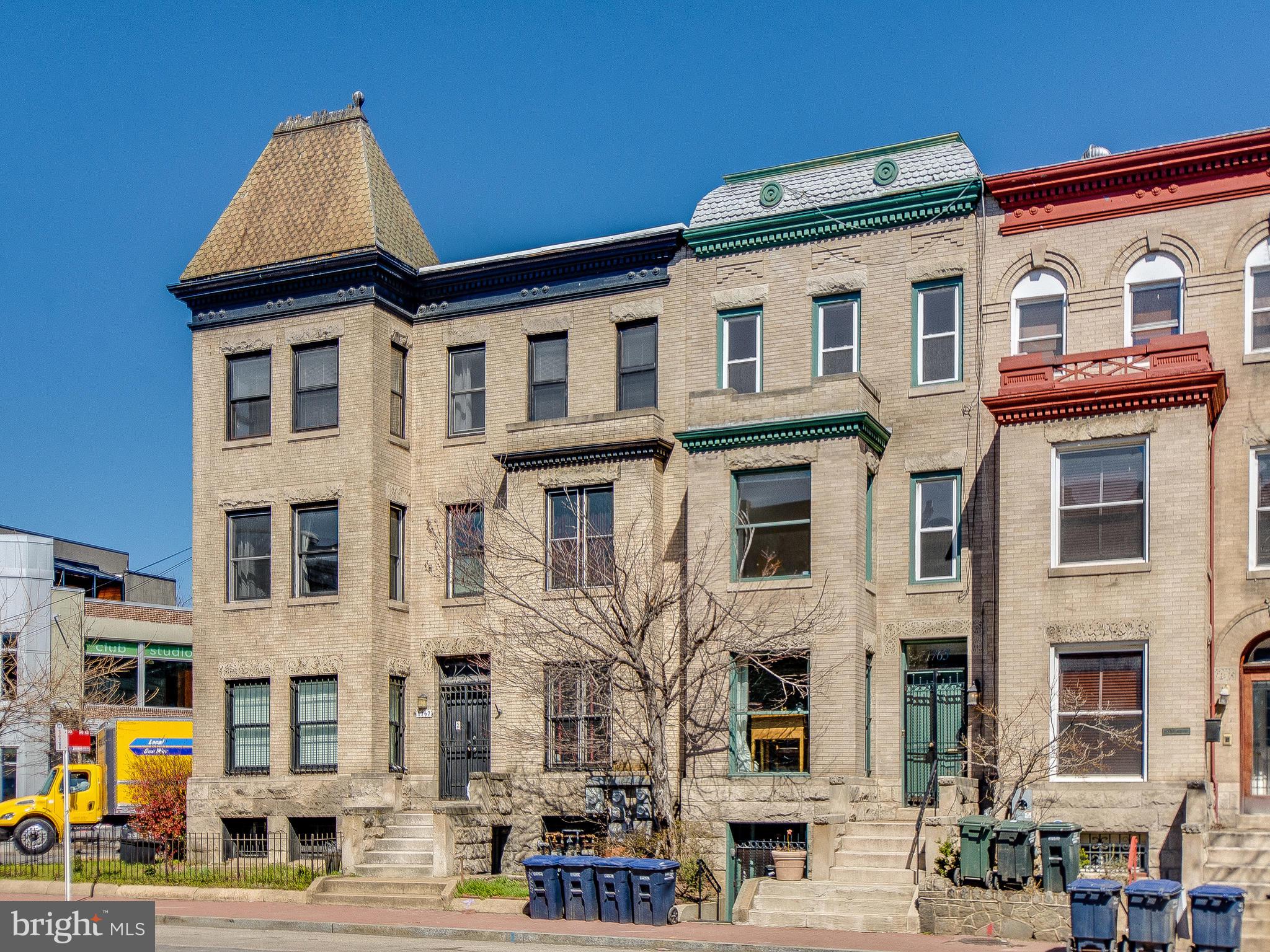 1765 U Street Northwest, Unit 2 Washington, DC 20009 - Photo 1 of 16 a front view of a multi story building