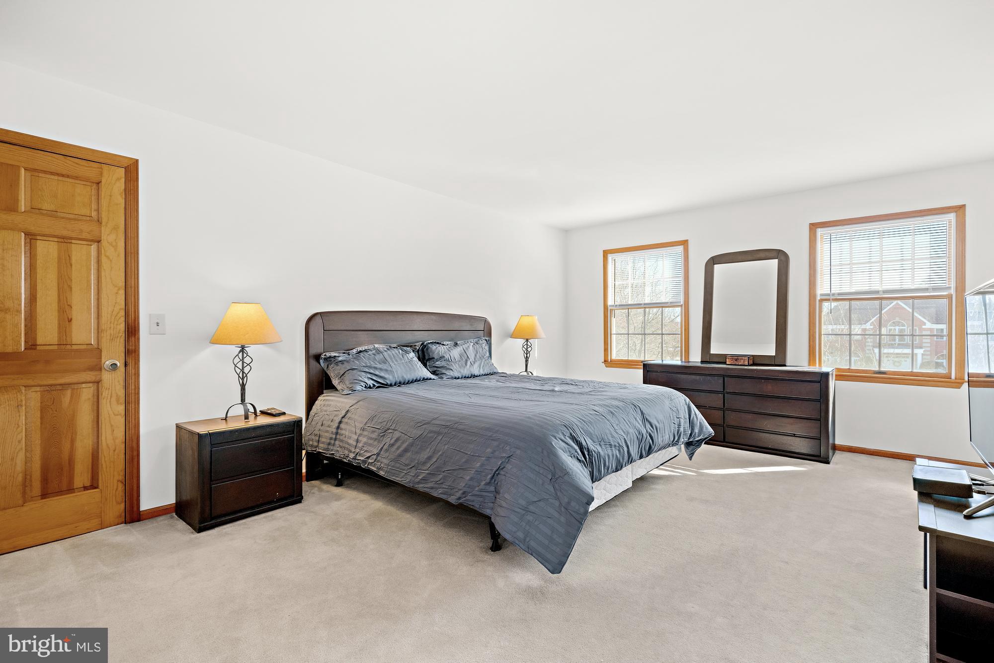 44 Roanoke Road Belle Mead, NJ 08502 - Photo 26 of 43 Master bedroom with door to dual walk-in closets.
