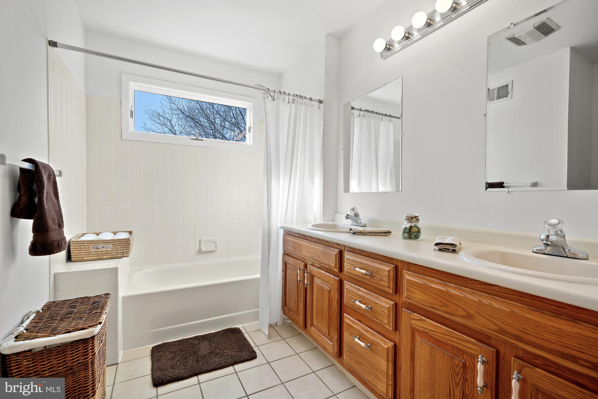 44 Roanoke Road Belle Mead, NJ 08502 - Photo 33 of 43 Hall bath with dual sinks.