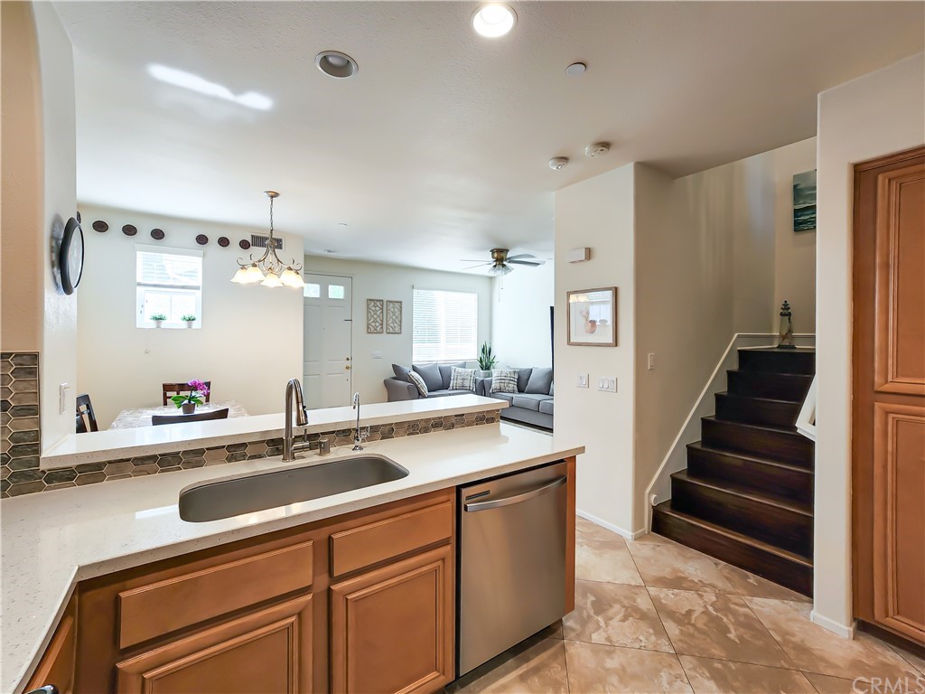 8024 Tulsa Place, Unit 107 Rancho Cucamonga, CA 91730 - Photo 11 of 35 a bathroom with a sink and a mirror