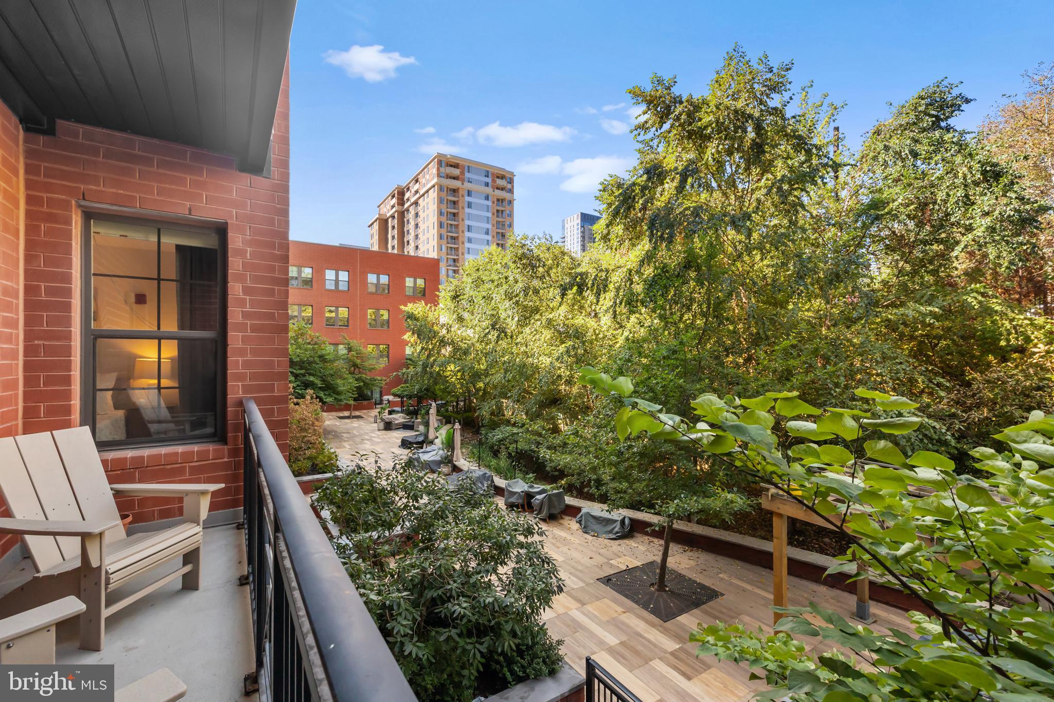 1411 Key Boulevard, Unit 304 Arlington, VA 22209 - Photo 31 of 57 a view of balcony with furniture
