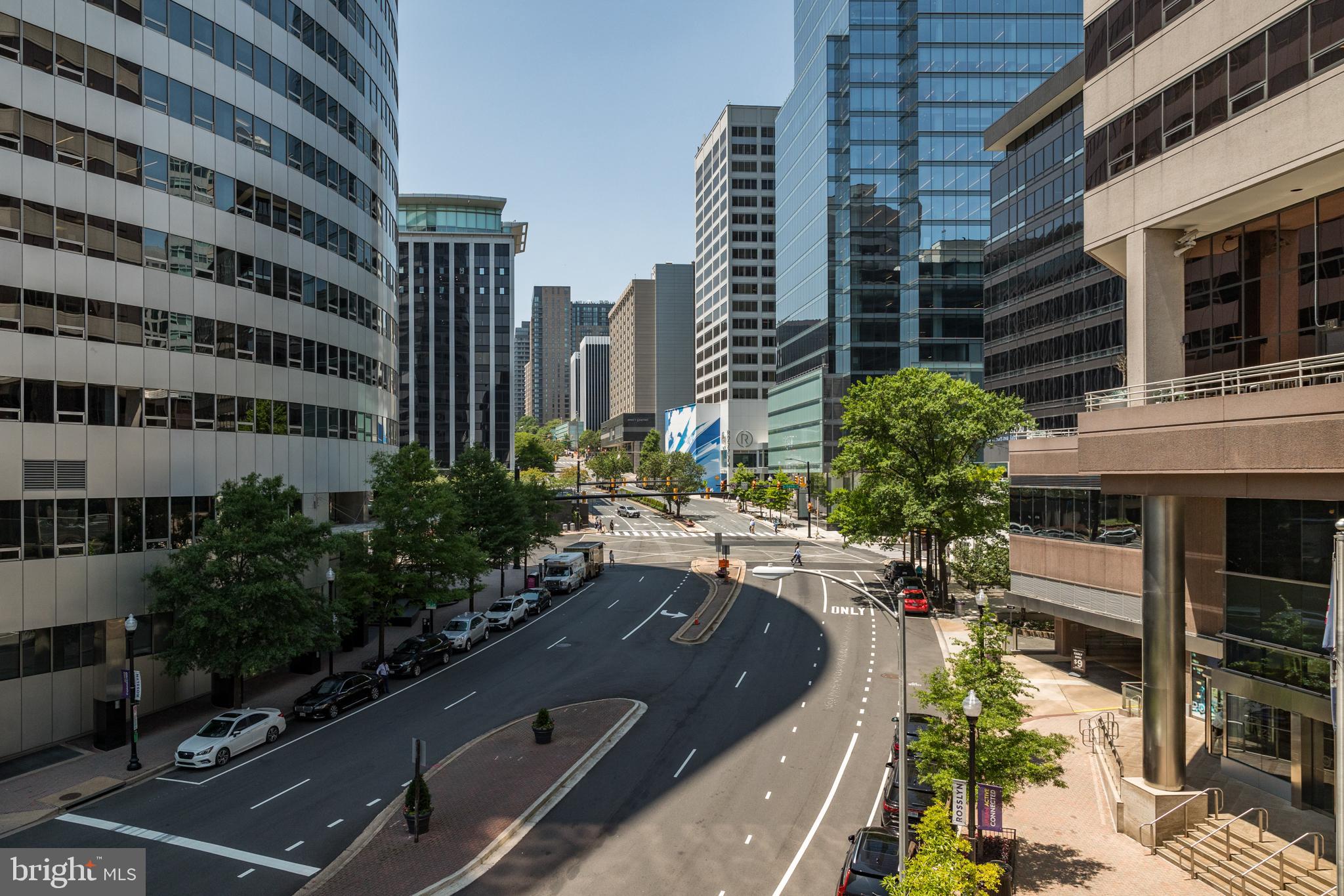 1411 Key Boulevard, Unit 304 Arlington, VA 22209 - Photo 54 of 57 a view of a city with tall buildings