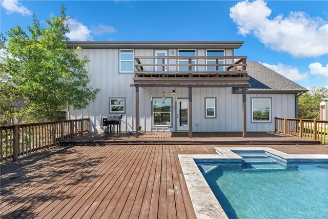 a view of a house with a porch