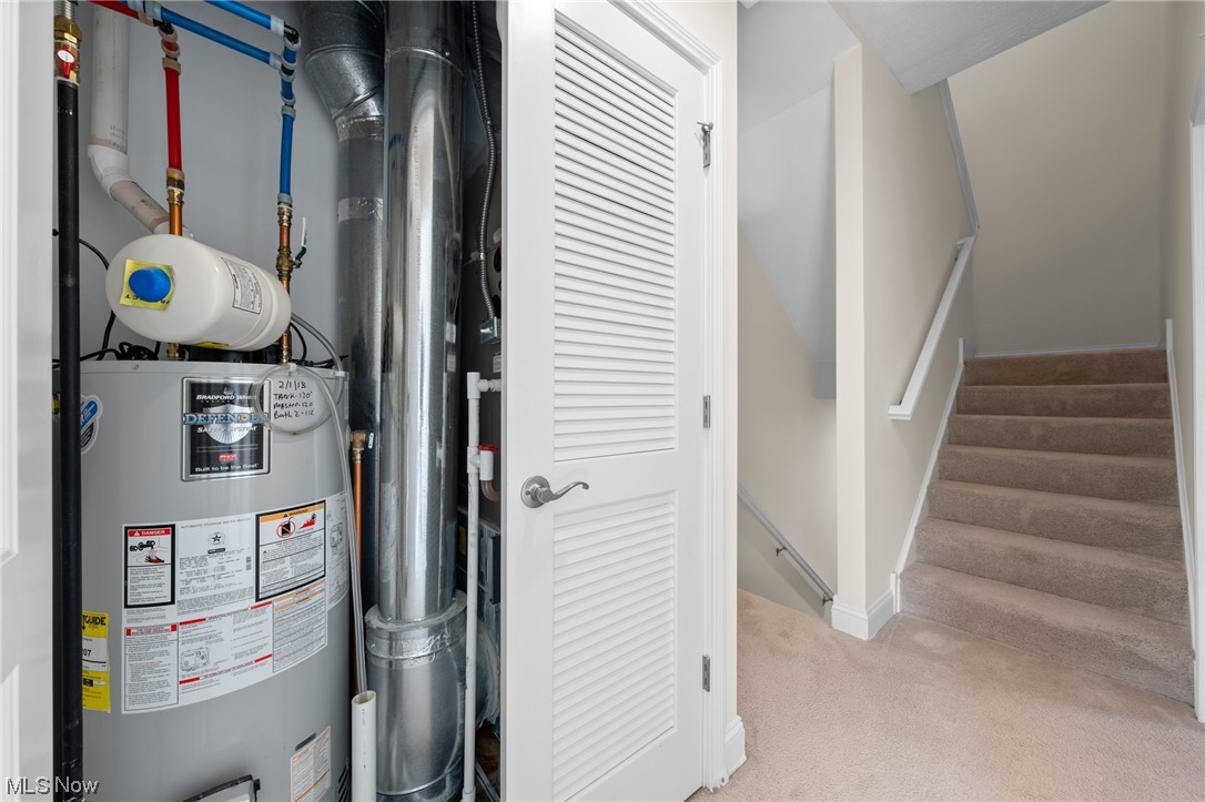 1943 Randall Road Cleveland, OH 44113 - Photo 23 of 40 Utility room featuring water heater